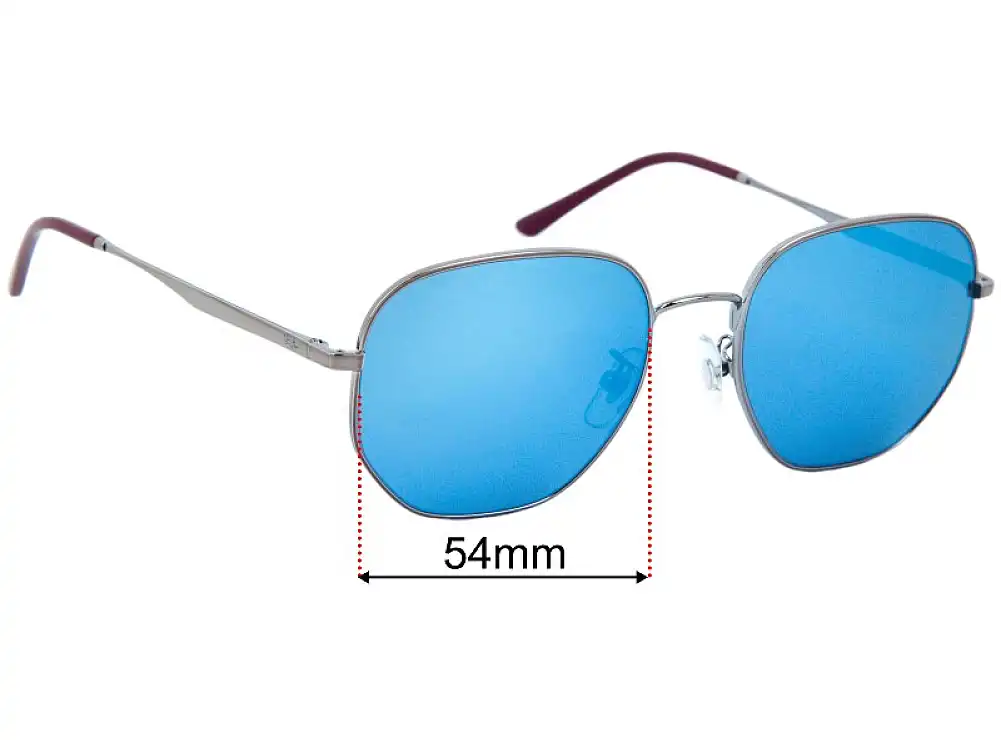 Ray Ban RB3682F Replacement Lenses - 54mm Ray Ban RB3682F Replacement Lenses - 54mm