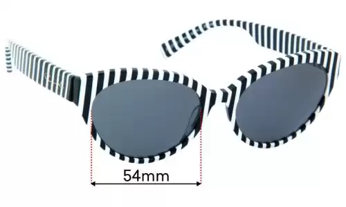 Carla Zampatti Sun Rx 14 Replacement Lenses - 54mm Carla Zampatti Sun Rx 14 Replacement Sunglass Lenses - 54mm