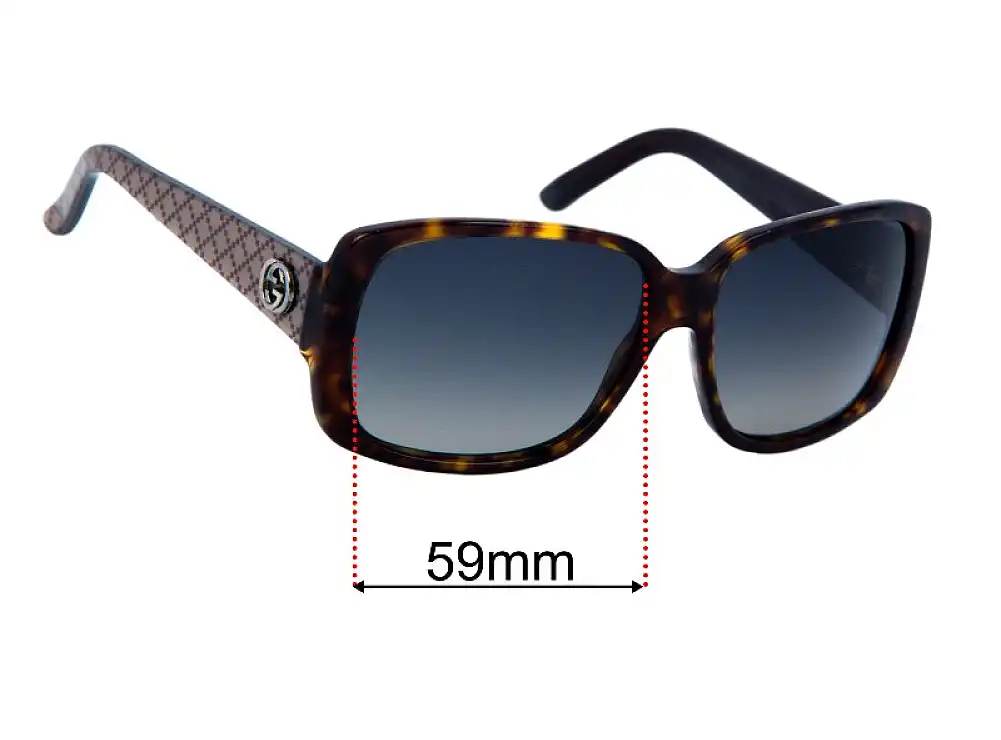 Gucci GG3161/S Replacement Lenses Gucci GG3161/S Replacement Lenses