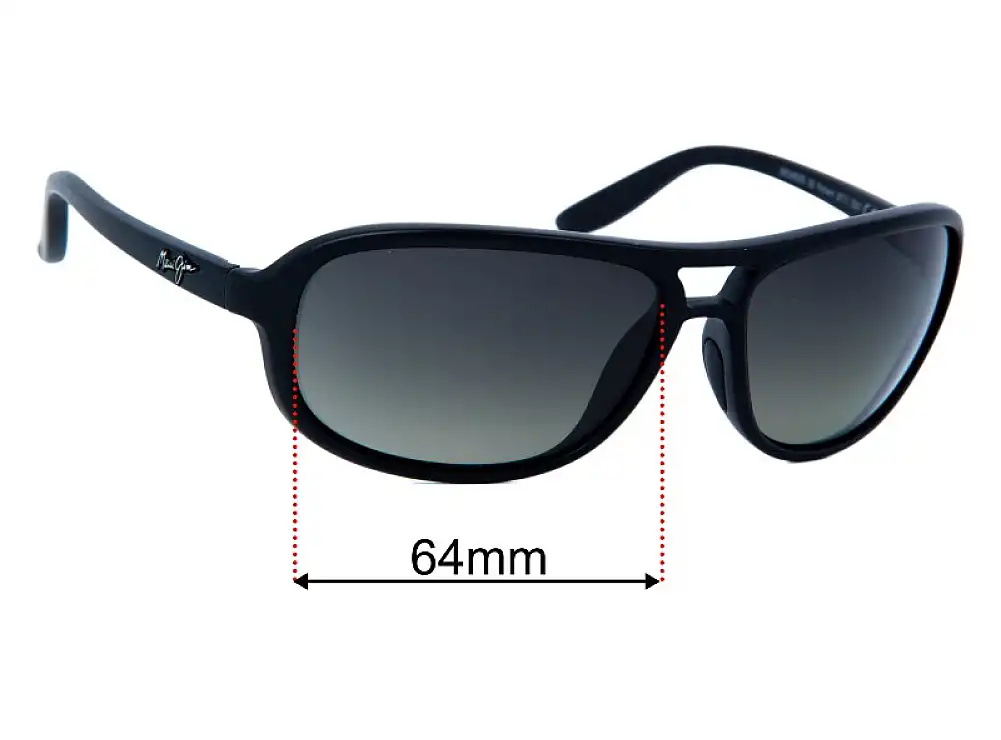 Maui Jim MJ288 Breakers Replacement Lenses 64mm Maui Jim MJ288 Breakers Replacement Lenses 64mm