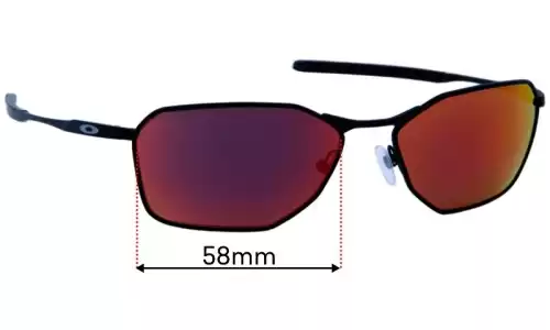 Sunglass Fix Lentes de Repuesto para Oakley Savitar OO6047 - 58mm Wide Oakley Savitar OO6047 Lentes de Repuesto 58mm wide