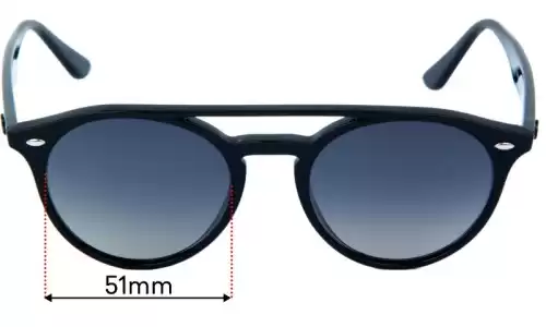 Sunglass Fix Lentes de Repuesto para Ray Ban RB4279-F - 51mm Wide Ray Ban RB4279-F Lentes de Repuesto 51mm wide