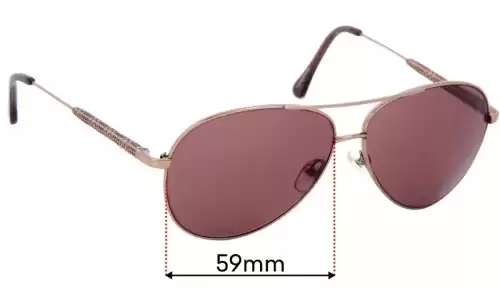 Sunglass Fix Lentes de Repuesto para Oroton Voyage - 59mm Wide Sunglass Fix Lentes de Repuesto para Oroton Voyage - 59mm Wide