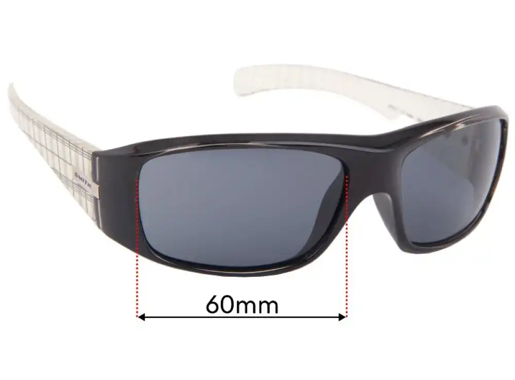 Sunglass Fix Lentes de Repuesto para Smith Effect - 60mm Wide Sunglass Fix Lentes de Repuesto para Smith Effect - 60mm Wide
