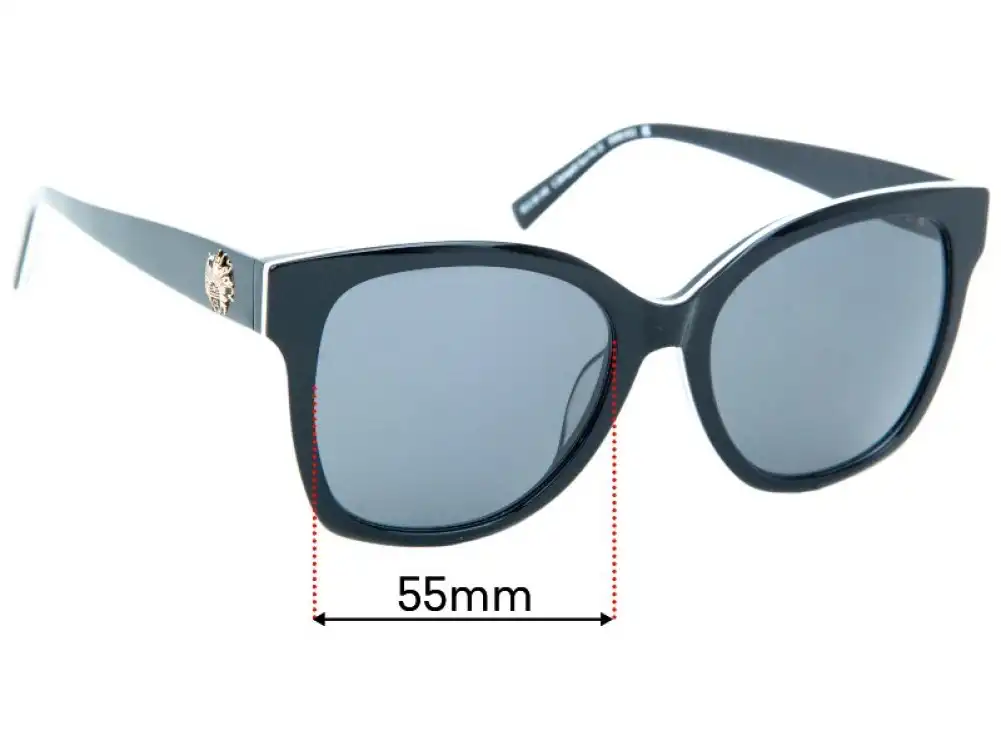 Sunglass Fix Lentes de Repuesto para Carla Zampatti Sun Rx 21 - 55mm Wide Sunglass Fix Lentes de Repuesto para Carla Zampatti Sun Rx 21 - 55mm Wide