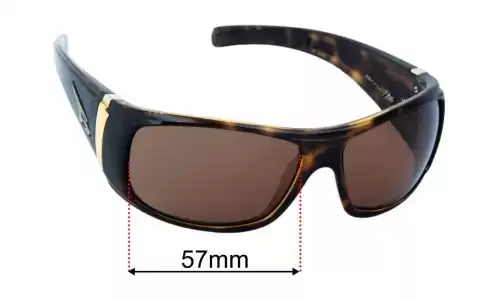 Sunglass Fix Lentes de Repuesto para Arnette Wanted AN4122 - 62mm Wide Arnette Wanted AN4122 Lentes de Repuesto 62mm wide