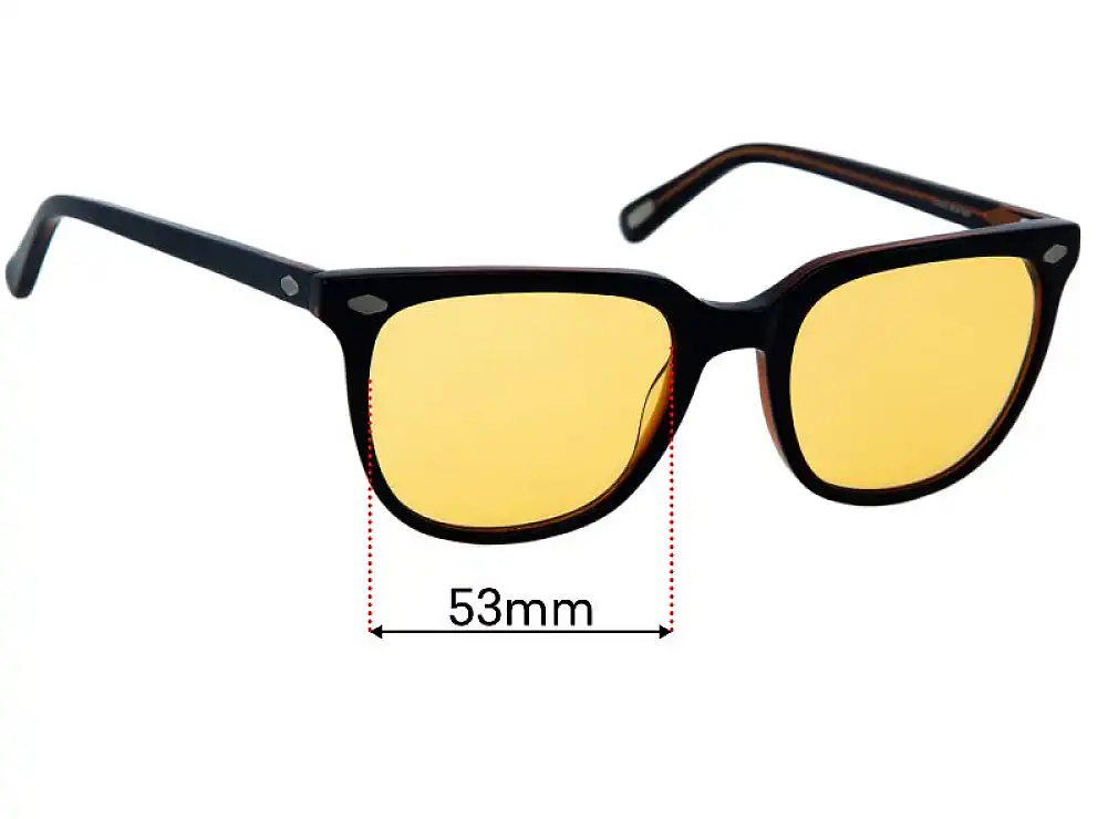 Sunglass Fix Lentes de Repuesto para Raen Arlo - 53mm Wide Sunglass Fix Lentes de Repuesto para Raen Arlo - 53mm Wide
