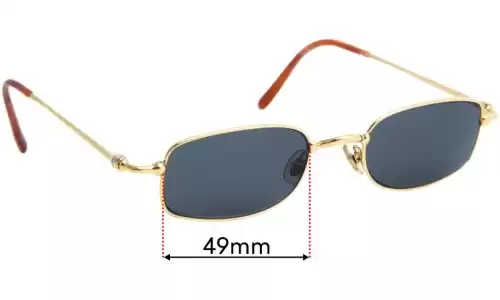 Sunglass Fix Lentes de Repuesto para Cartier 3499073 - 49mm Wide Sunglass Fix Lentes de Repuesto para Cartier 3499073 - 49mm Wide