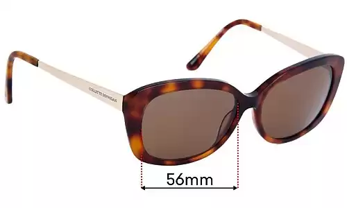 Sunglass Fix Lentes de Repuesto para Collette Dinnigan Sun Rx 14 - 56mm Wide Sunglass Fix Lentes de Repuesto para Collette Dinnigan Sun Rx 14 - 56mm Wide