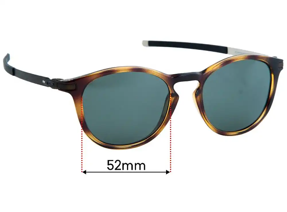 Sunglass Fix Lentes de Repuesto para Oakley Pitchman R OX8105 - 52mm Wide Sunglass Fix Lentes de Repuesto para Oakley Pitchman R OX8105 - 52mm Wide