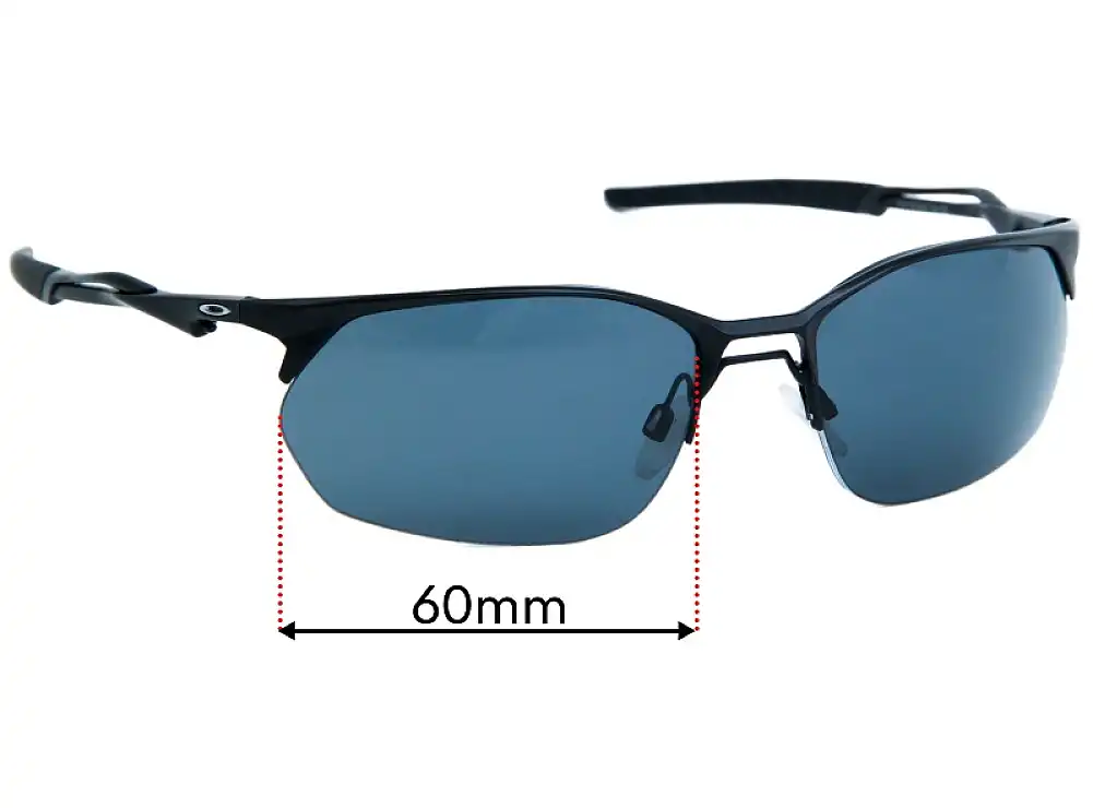 Sunglass Fix Lentes de Repuesto para Oakley Wire Tap 2.0 OO4145 - 60mm Wide Sunglass Fix Lentes de Repuesto para Oakley Wire Tap 2.0 OO4145 - 60mm Wide