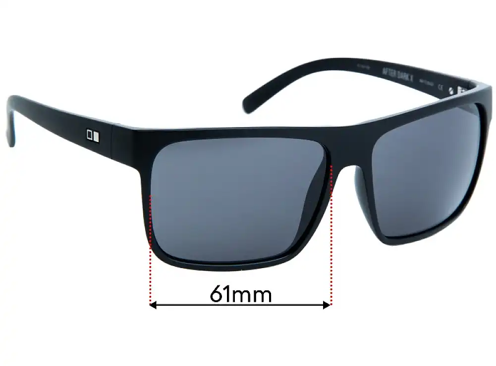 Sunglass Fix Lentes de Repuesto para Otis After Dark X - 61mm Wide Sunglass Fix Lentes de Repuesto para Otis After Dark X - 61mm Wide