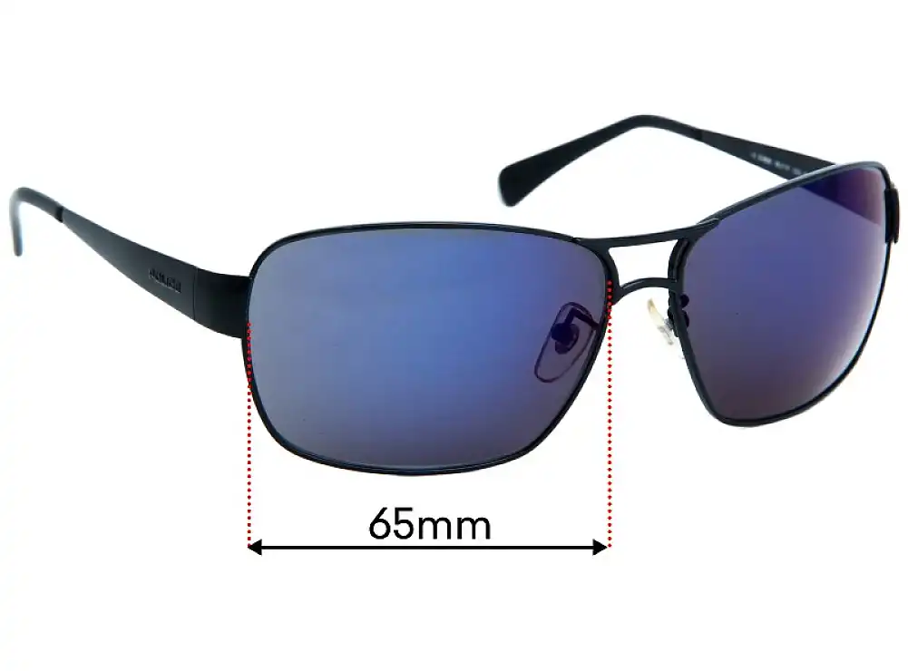 Sunglass Fix Lentes de Repuesto para Police S8538 - 65mm Wide Sunglass Fix Lentes de Repuesto para Police S8538 - 65mm Wide