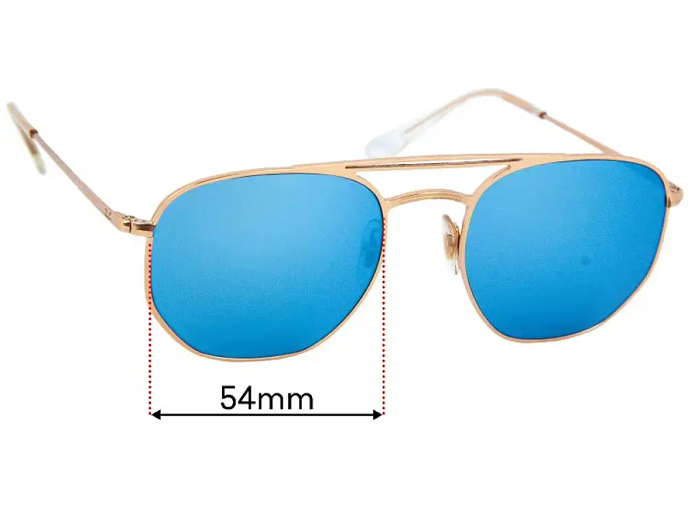 Sunglass Fix Lentes de Repuesto para Ray Ban RB3609 - 54mm Wide Sunglass Fix Lentes de Repuesto para Ray Ban RB3609 - 54mm Wide