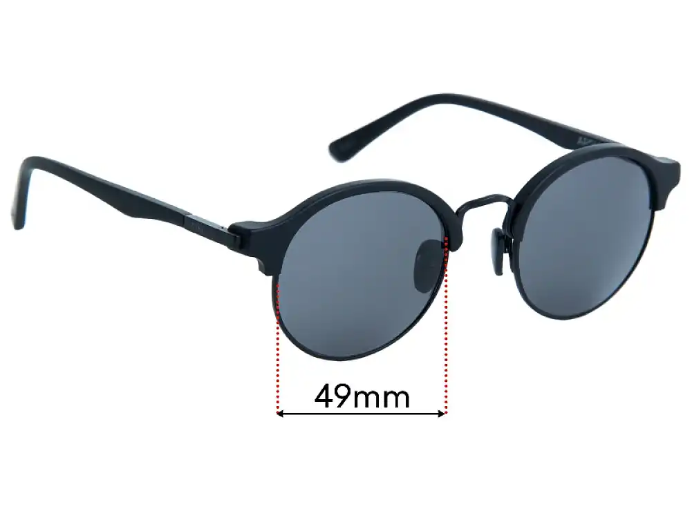 Sunglass Fix Lentes de Repuesto para Rixx Apollo - 49mm Wide Sunglass Fix Lentes de Repuesto para Rixx Apollo - 49mm Wide