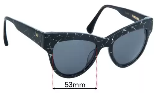 Sunglass Fix Lentes de Repuesto para AM Eyewear St Tropez - 52mm Wide Sunglass Fix Lentes de Repuesto para AM Eyewear St Tropez - 52mm Wide