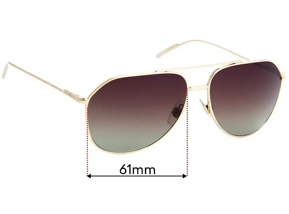 Sunglass Fix Lentes de Repuesto para Dolce & Gabbana DD1761214 - 61mm Wide Sunglass Fix Lentes de Repuesto para Dolce & Gabbana DD1761214 - 61mm Wide