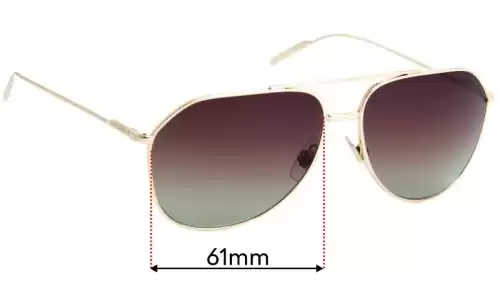 Sunglass Fix Lentes de Repuesto para Dolce & Gabbana DD1761214 - 61mm Wide Sunglass Fix Lentes de Repuesto para Dolce & Gabbana DD1761214 - 61mm Wide