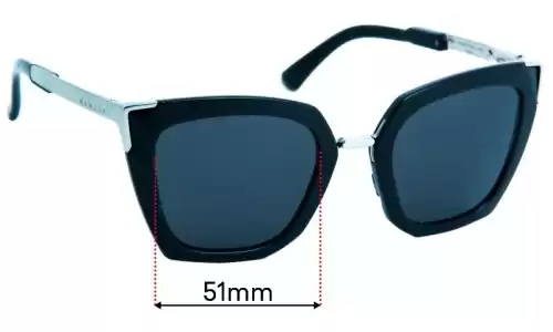 Sunglass Fix Lentes de Repuesto para Oakley OO9445 Side Swept - 51mm Wide Oakley OO9445 Side Swept Lentes de Repuesto 51mm wide