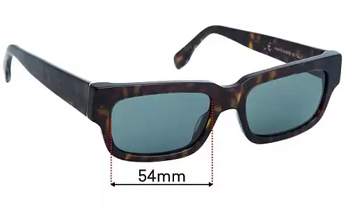 Sunglass Fix Lentes de Repuesto para Retro Super Future Roma - 54mm Wide Sunglass Fix Lentes de Repuesto para Retro Super Future Roma - 54mm Wide