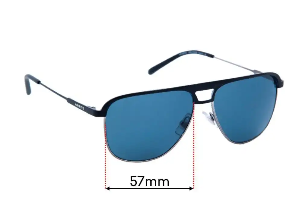 Sunglass Fix Lentes de Repuesto para Arnette Holboxx - 57mm Wide Sunglass Fix Lentes de Repuesto para Arnette Holboxx - 57mm Wide