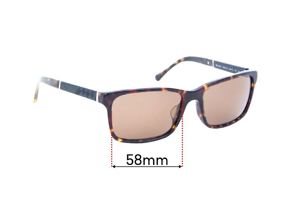 Sunglass Fix Lentes de Repuesto para Burberry BE 4162 - 58mm Wide Sunglass Fix Lentes de Repuesto para Burberry BE 4162 - 58mm Wide
