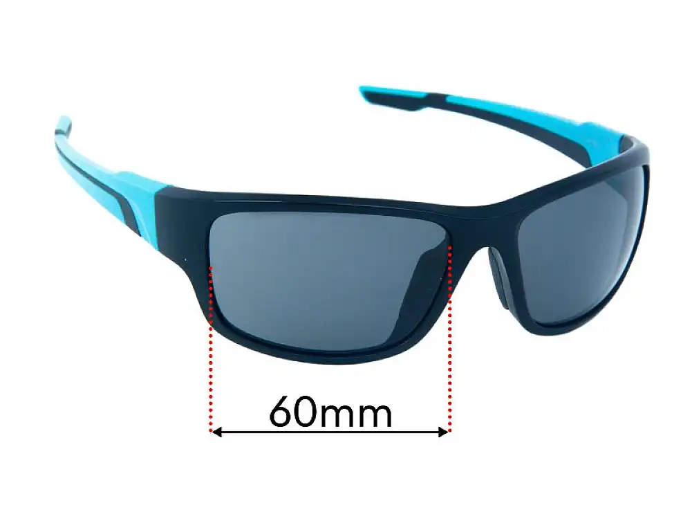 Sunglass Fix Lentes de Repuesto para Cancer Council Bankstown - 60mm Wide Sunglass Fix Lentes de Repuesto para Cancer Council Bankstown - 60mm Wide