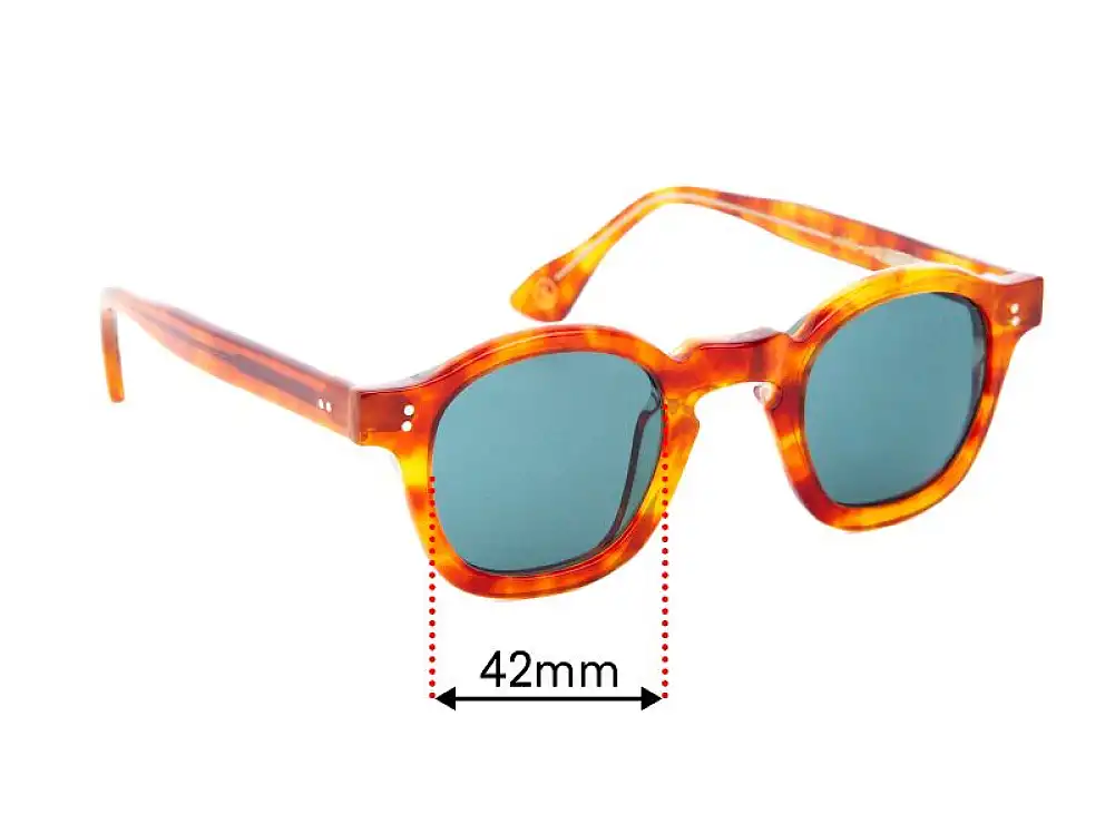 Sunglass Fix Lentes de Repuesto para Lesca Mose - 42mm Wide Sunglass Fix Lentes de Repuesto para Lesca Mose - 42mm Wide