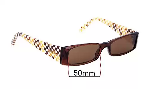 Sunglass Fix Lentes de Repuesto para Miu Miu VMU09G - 50mm Wide Sunglass Fix Lentes de Repuesto para Miu Miu VMU09G - 50mm Wide