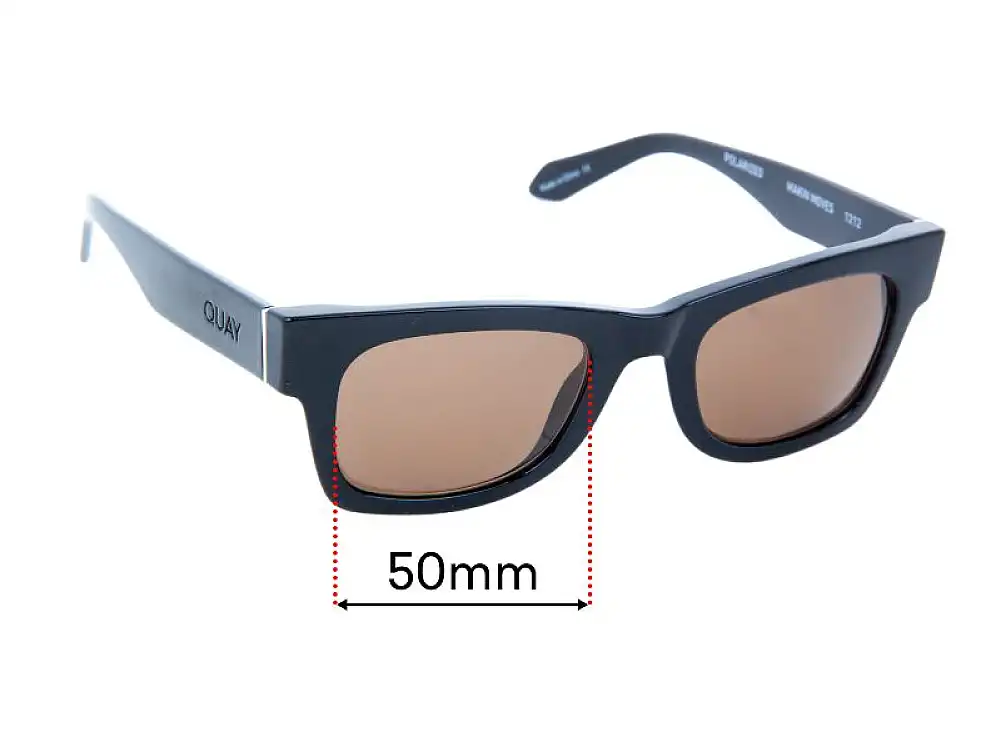 Sunglass Fix Lentes de Repuesto para Quay Makin Moves - 50mm Wide Sunglass Fix Lentes de Repuesto para Quay Makin Moves - 50mm Wide