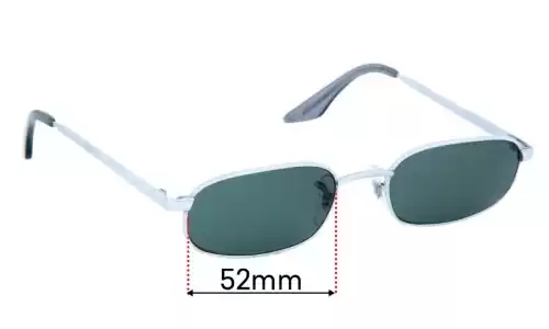 Sunglass Fix Lentes de Repuesto para Ray-Ban B&L W2192 - 52mm Wide Sunglass Fix Lentes de Repuesto para Ray-Ban B&L W2192 - 52mm Wide