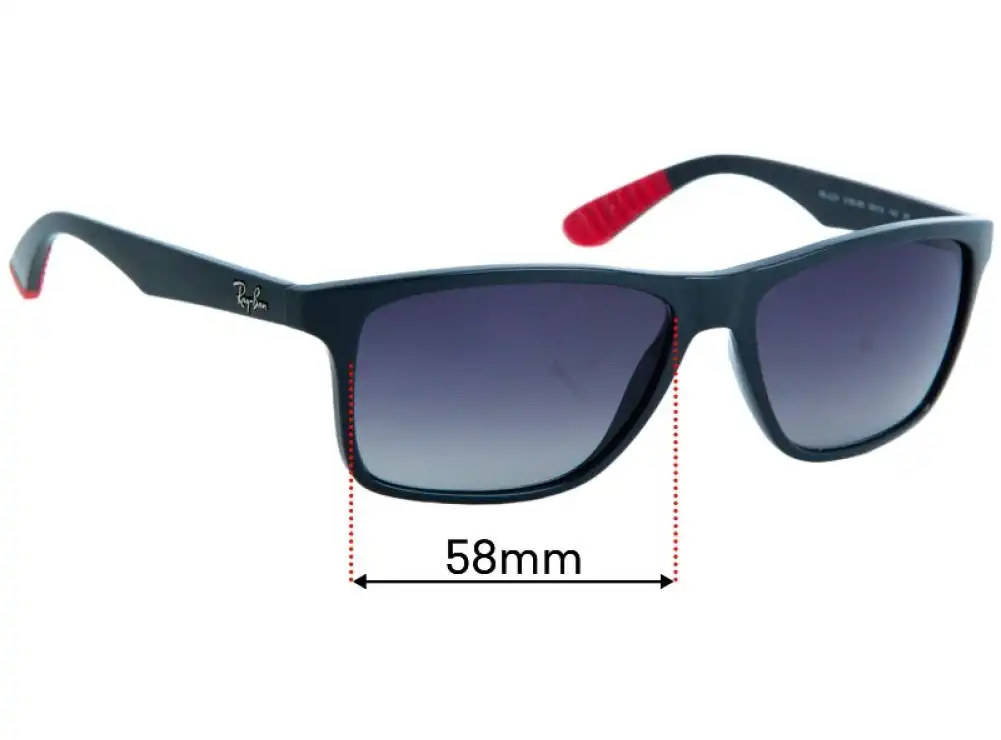Sunglass Fix Lentes de Repuesto para Ray-Ban RB4234 - 58mm Wide Sunglass Fix Lentes de Repuesto para Ray-Ban RB4234 - 58mm Wide