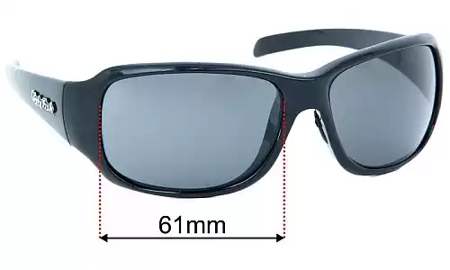 Sunglass Fix Lentes de Repuesto para Ugly Fish Unknown Model - 62mm Wide Sunglass Fix Lentes de Repuesto para Ugly Fish Unknown Model - 62mm Wide