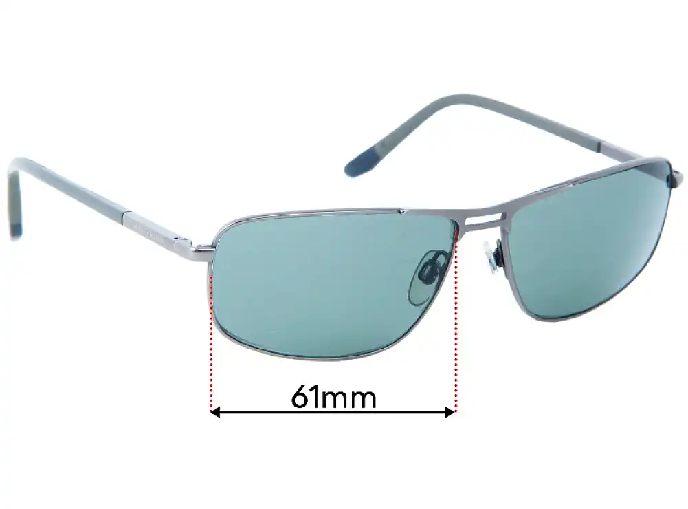 Sunglass Fix Lentes de Repuesto para Henri Lloyd Titanium - 61mm Wide Sunglass Fix Lentes de Repuesto para Henri Lloyd Titanium - 61mm Wide