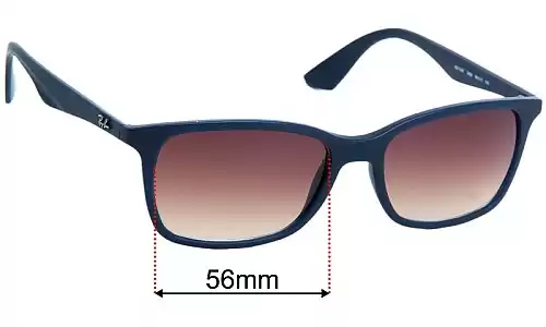Sunglass Fix Lentes de Repuesto para Ray-Ban RB7047 - 56mm Wide Ray-Ban RB7047 Lentes de Repuesto 56mm wide