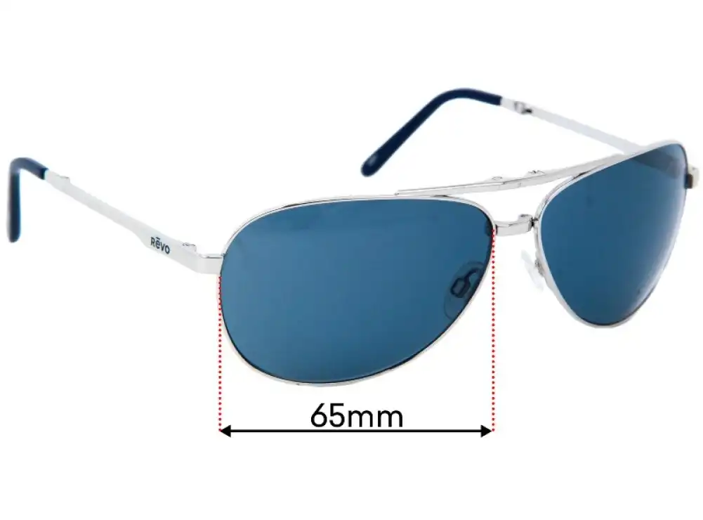 Sunglass Fix Lentes de Repuesto para Revo RE1985 THIRTY-FIVE LTD Limited Edition - 65mm Wide Sunglass Fix Lentes de Repuesto para Revo RE1985 THIRTY-FIVE LTD Limited Edition - 65mm Wide
