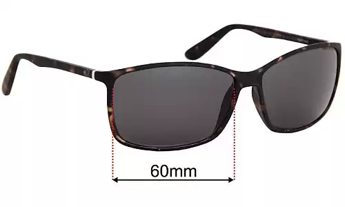 Sunglass Fix Lentes de Repuesto para 41 Eyewear FO35015 - 60mm Wide Sunglass Fix Lentes de Repuesto para 41 Eyewear FO35015 - 60mm Wide