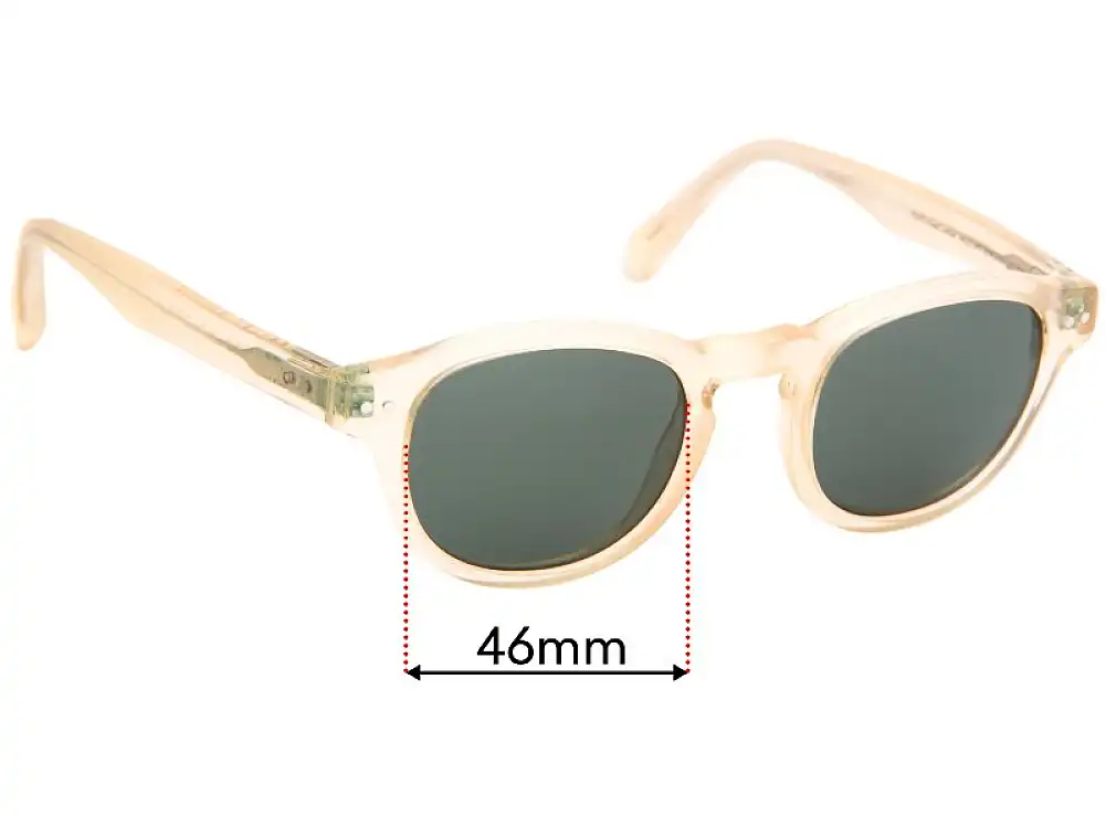 Sunglass Fix Lentes de Repuesto para Bailey Nelson Yeats - 46mm Wide Sunglass Fix Lentes de Repuesto para Bailey Nelson Yeats - 46mm Wide