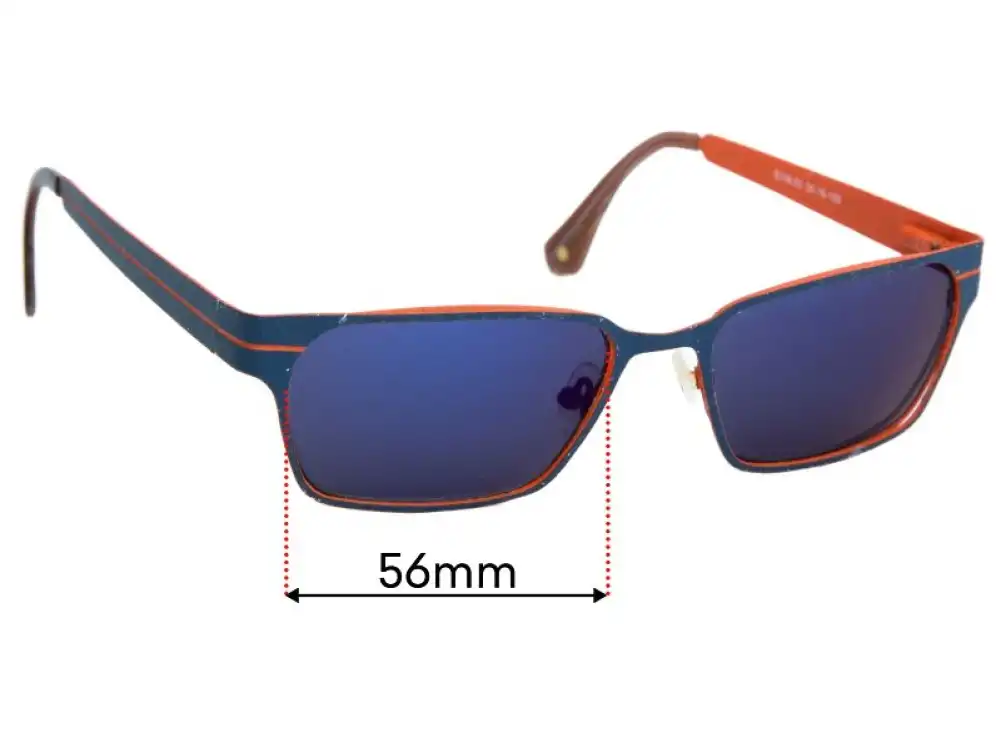 Sunglass Fix Lentes de Repuesto para Biggu B746 - 56mm Wide Sunglass Fix Lentes de Repuesto para Biggu B746 - 56mm Wide