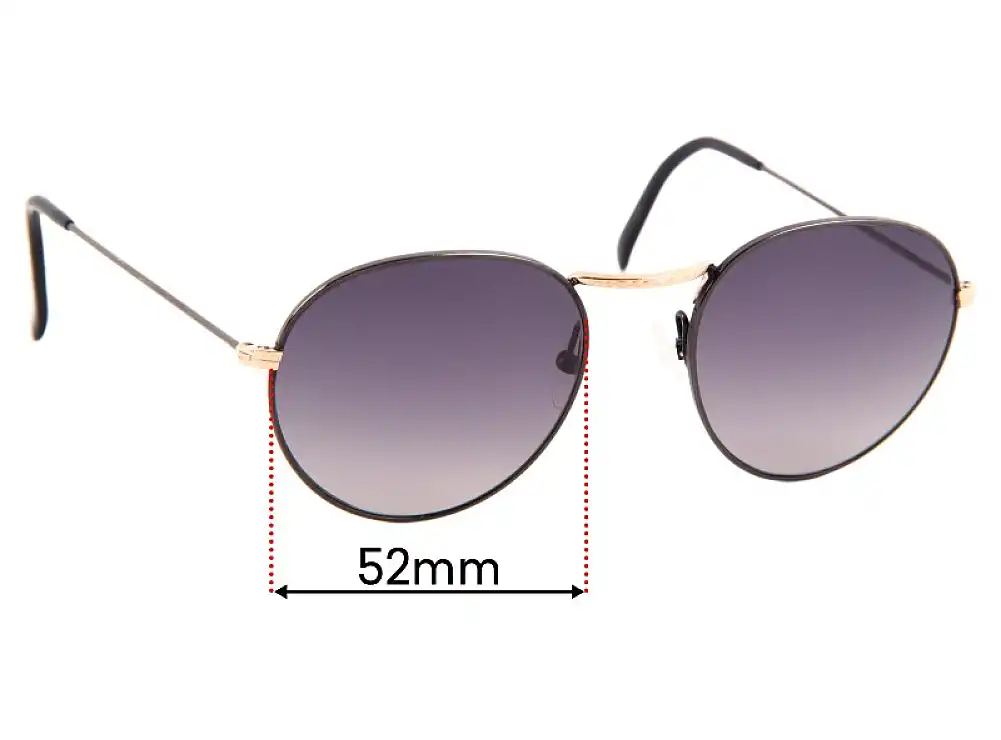 Sunglass Fix Lentes de Repuesto para Carrera 5473 - 52mm Wide Sunglass Fix Lentes de Repuesto para Carrera 5473 - 52mm Wide