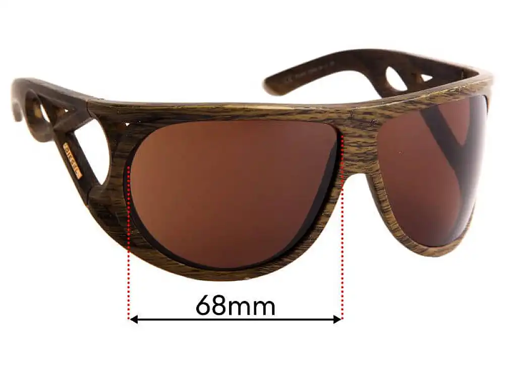 Sunglass Fix Lentes de Repuesto para Diesel DS0043 - 68mm Wide Sunglass Fix Lentes de Repuesto para Diesel DS0043 - 68mm Wide
