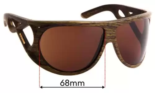 Sunglass Fix Lentes de Repuesto para Diesel DS0043 - 68mm Wide Sunglass Fix Lentes de Repuesto para Diesel DS0043 - 68mm Wide