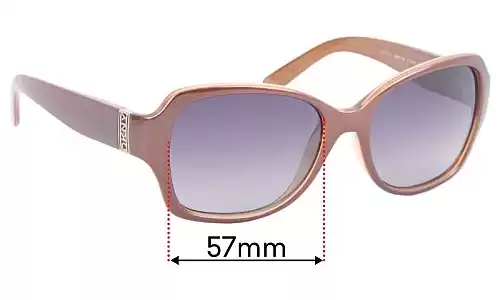 Sunglass Fix Lentes de Repuesto para DKNY DY4111 - 57mm Wide DKNY DY4111 Lentes de Repuesto 57mm wide