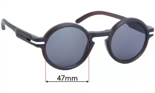 Good Citizens Bronte Replacement Lenses - 47mm Sunglass Fix Replacement Lenses for Good Citizens Bronte - 47mm wide
