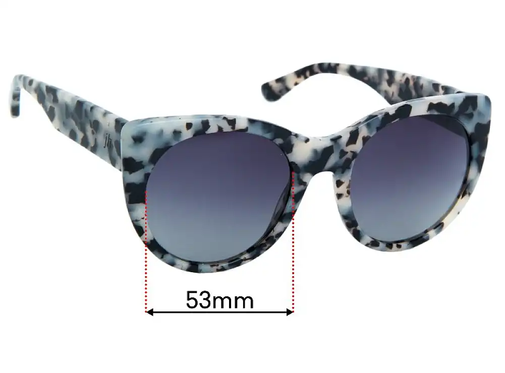 Sunglass Fix Lentes de Repuesto para Juliette Hogan No. 04 - 53mm Wide Sunglass Fix Lentes de Repuesto para Juliette Hogan No. 04 - 53mm Wide