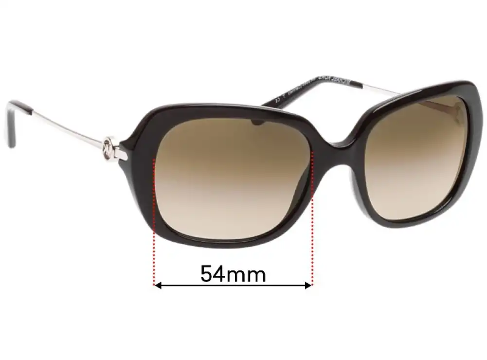 Sunglass Fix Lentes de Repuesto para Michael Kors Carmel MK2065 - 54mm Wide Sunglass Fix Lentes de Repuesto para Michael Kors Carmel MK2065 - 54mm Wide