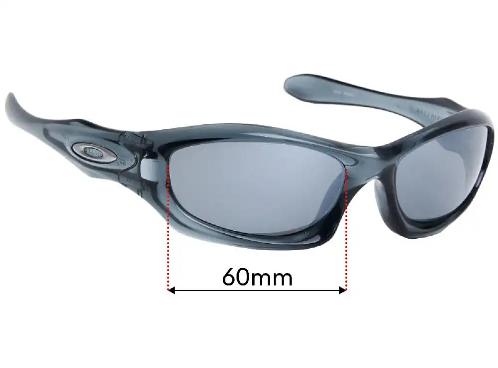 Sunglass Fix Lentes de Repuesto para Oakley Monster Dog OO9028 - 60mm Wide Sunglass Fix Lentes de Repuesto para Oakley Monster Dog OO9028 - 60mm Wide