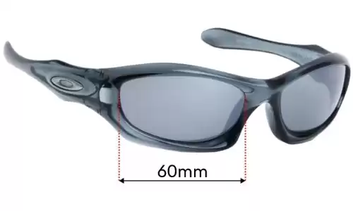 Sunglass Fix Lentes de Repuesto para Oakley Monster Dog OO9028 - 60mm Wide Oakley Monster Dog OO9028 Lentes de Repuesto 60mm wide
