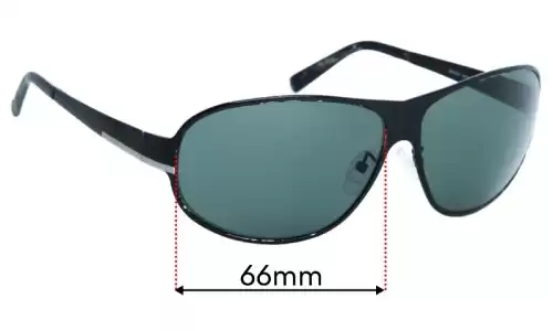 Sunglass Fix Lentes de Repuesto para Prada SPR55F - 66mm Wide Sunglass Fix Lentes de Repuesto para Prada SPR55F - 66mm Wide