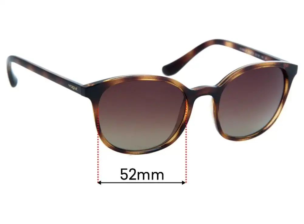 Sunglass Fix Lentes de Repuesto para Vogue VO5051-S - 52mm Wide Sunglass Fix Lentes de Repuesto para Vogue VO5051-S - 52mm Wide